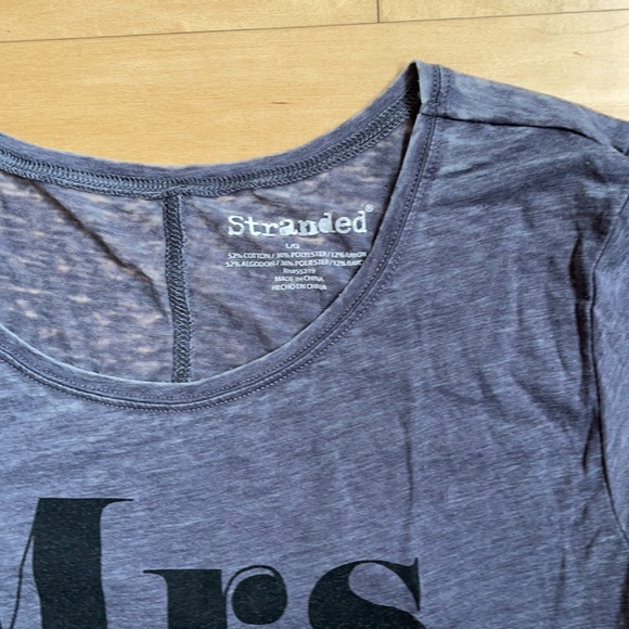 Bridal Tee - Mrs. - Size LARGE - Picture 3 of 3